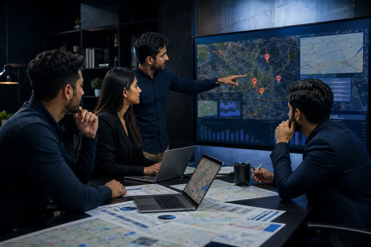 About Us 11 Professional Local SEO team analyzing Google Maps rankings, local search visibility and geographic market data