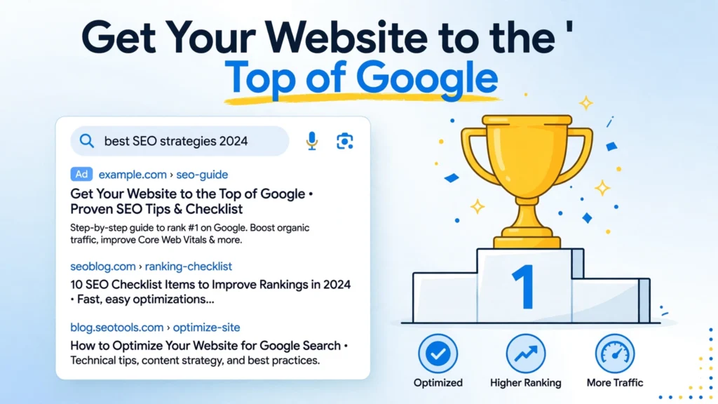 How to get your website to the top of Google